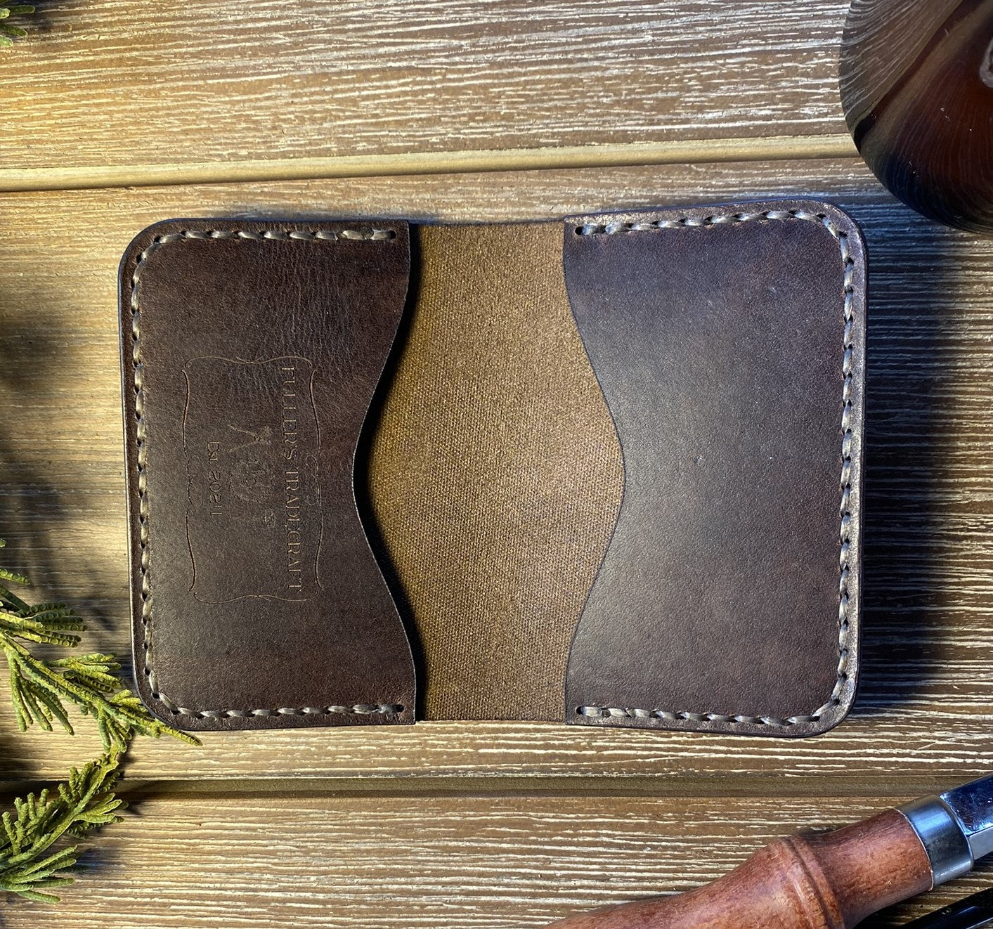 Barebones Card Keeper Wallet - Horween Dublin