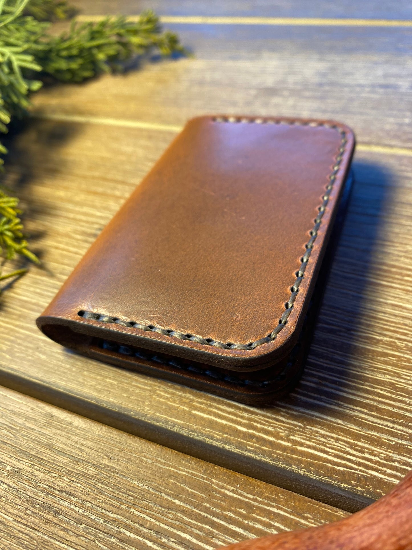 Barebones Card Keeper Wallet - Horween Cavalier Leather